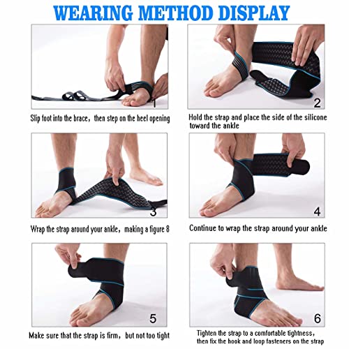 Medcore Ankle Support,Adjustable Ankle Brace Breathable Nylon Material Super Elastic And Comfortable,1 Size Fits All, Suitable For Sports (Green1 Pair) #TOP1