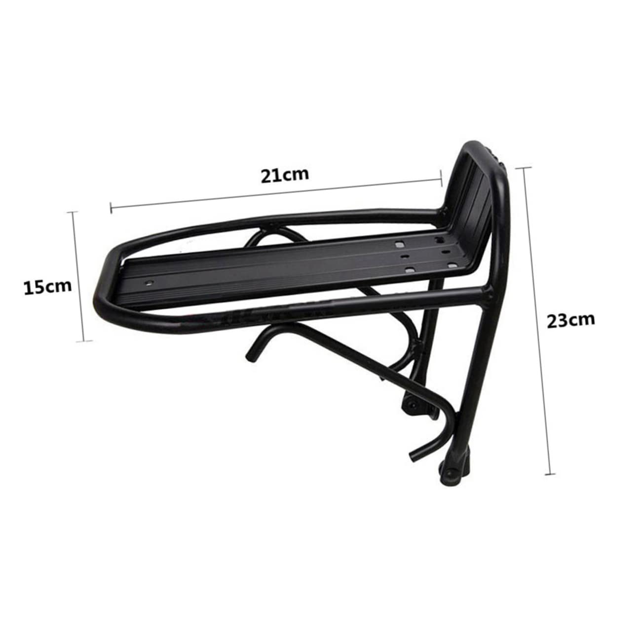 VICASKY Bike Luggage Rack Aluminum Alloy Front Rack Mount for Mountain Bike Compact Design