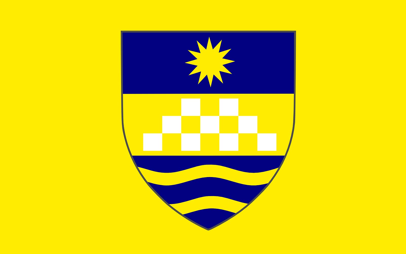 Drapeau XL Karpoš Municipality aux finitions haut de gamme et couleurs vives