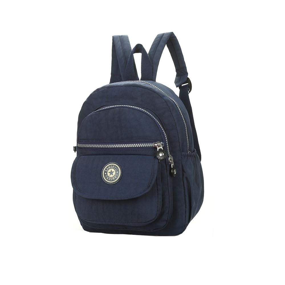 Laneko Mini sac à dos en nylon pour femme - Petit sac à dos léger - Mini sac à dos décontracté pour voyage