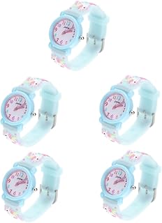 5Pcs Relógios De Quartzo Relógio Esportivo Relógio Digital Relógios Para Meninas Relógios De Pulso Para Meninas Relógios Infantis Relógios Infantis Unicórnio Relógio Para Presente