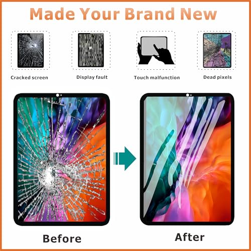 Image of ZTR Screen Replacement for iPad Pro 11 1st Gen 2018 /2nd Gen 2020 LCD Display Digitizer Touch Screen Assembly with Repair Tools (11 inch-A1980 A2013 A1934 A1979 A2068 A2230 A2228 A2231)
