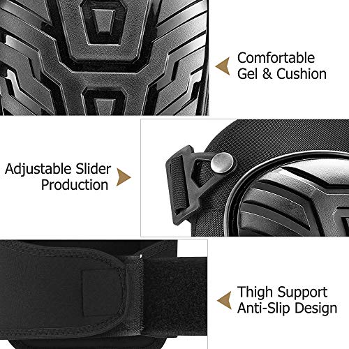 GRÜNTEK Genouillères De Travail Et Jardinage SOFT GEL Avec 2 Sangles Et Fixation Clip - Confort Maximal