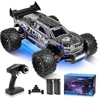 JOYTREKY Brushless Rc Cars - 1:14 Max 50+ Kmh High-Speed 4x4 Remote Control Car 2.4 Ghz Rc Truck Waterproof 16 Lighting Modes All-Terrain Off-Road Vehicle With 2 Rechargeable Batteries - Purple