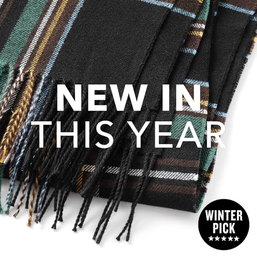 CALVIN & OLIVIA Ultra-Soft Cashmere Feel Scarf Winter Holiday Gift for Men & Women4