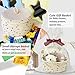 Esme L&H Small Woven Rope Storage Baskets for Organizing, Set of 3 Small Decorative Basket Organizer for Storage, Cute Rainbow Storage baskets, bins, Box for Baby nursery,Toys, Shelves, Closet...