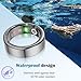 Smart Health Ring for Women Men,Fitness Tracker Smart Ring with Heart Rate,Sleep Monitor,Blood Oxygen,Steps,IP68 Waterproof Up to 5-7 Days Battery Life for iOS Android,No App Fee(Silver,11)