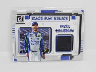 2023 Donruss Race Day Relics #20 Ross Chastain MEM AdventHealth/Trackhouse Racing/Chevrolet Official NASCAR Racing Trading Card (Near Mint to Mint Condition)
