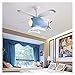 Pokój dziecięcy sufitowa lampa wentylatorowa z lekkimi elektrycznymi fanami świateł małych sypialni dekoracje chłodzące Dekoracje zdalnego sterowania Do salonu sypialni i jadalni