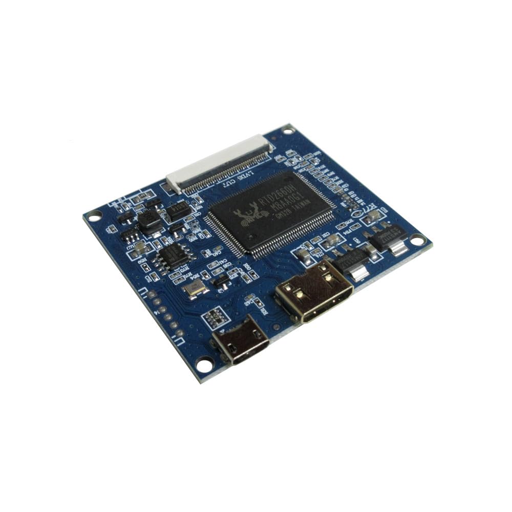 Schermo LCD portatile con touchscreen USB, mini HDMI e scheda driver da 5 V, compatibile con PC Windows, Raspberry Pi, Orange Pi e schede di sviluppo (8 pollici (1024 x 768) 4:3)