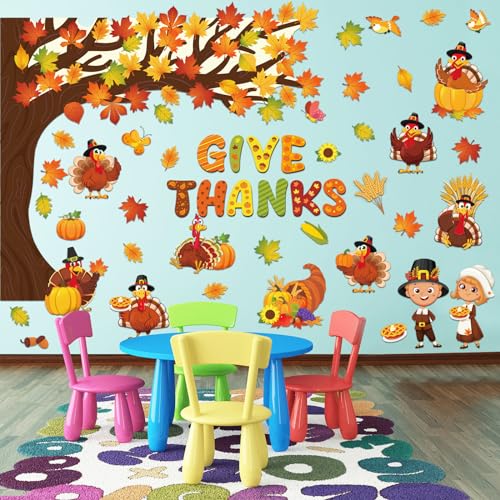 Kit décorations de Thanksgiving pour tableau d'affichage résolvant le manque d'idées