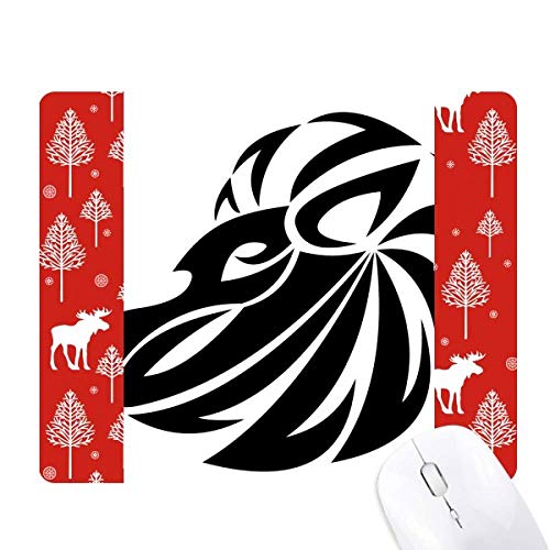 Souris de Noël constellation du Lion pour décoration table de fête forêt