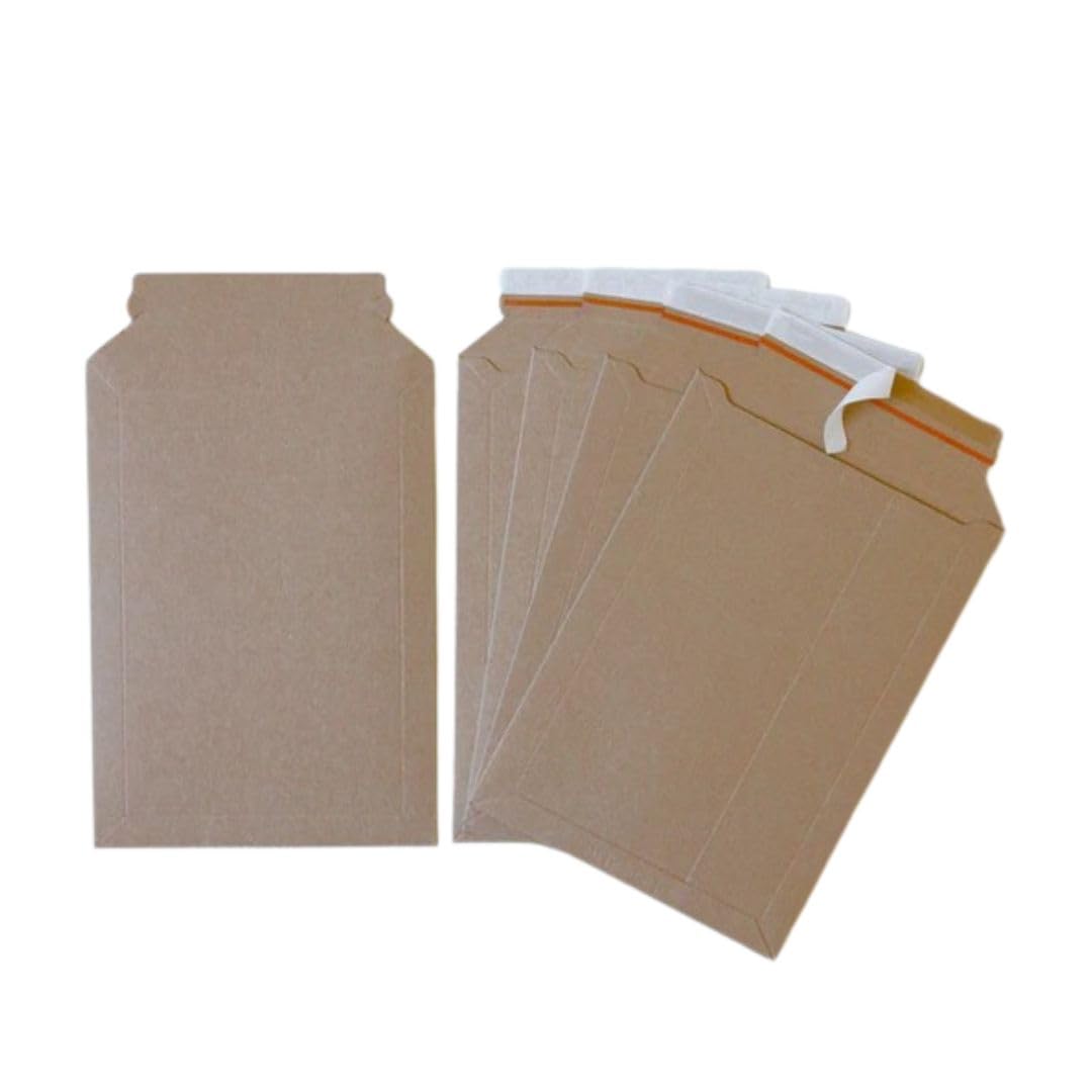 50 Stück DIN A3 Versandtaschen Karton 455x320mm – portooptimierte Versandtaschen Pappe von MA-Verpackungen, selbstklebend mit Aufreißfaden, Füllhöhe bis 50mm – stabile Karton-Versandtaschen