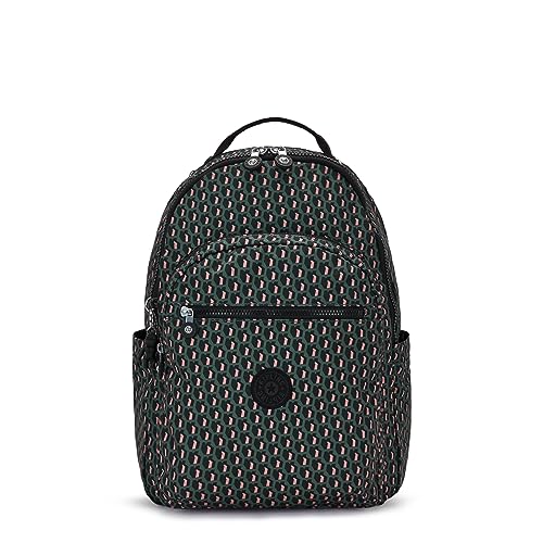 Kipling Seoul Rucksäcke, 35x20.5x44, 3D K Pink (SCHWARZ)