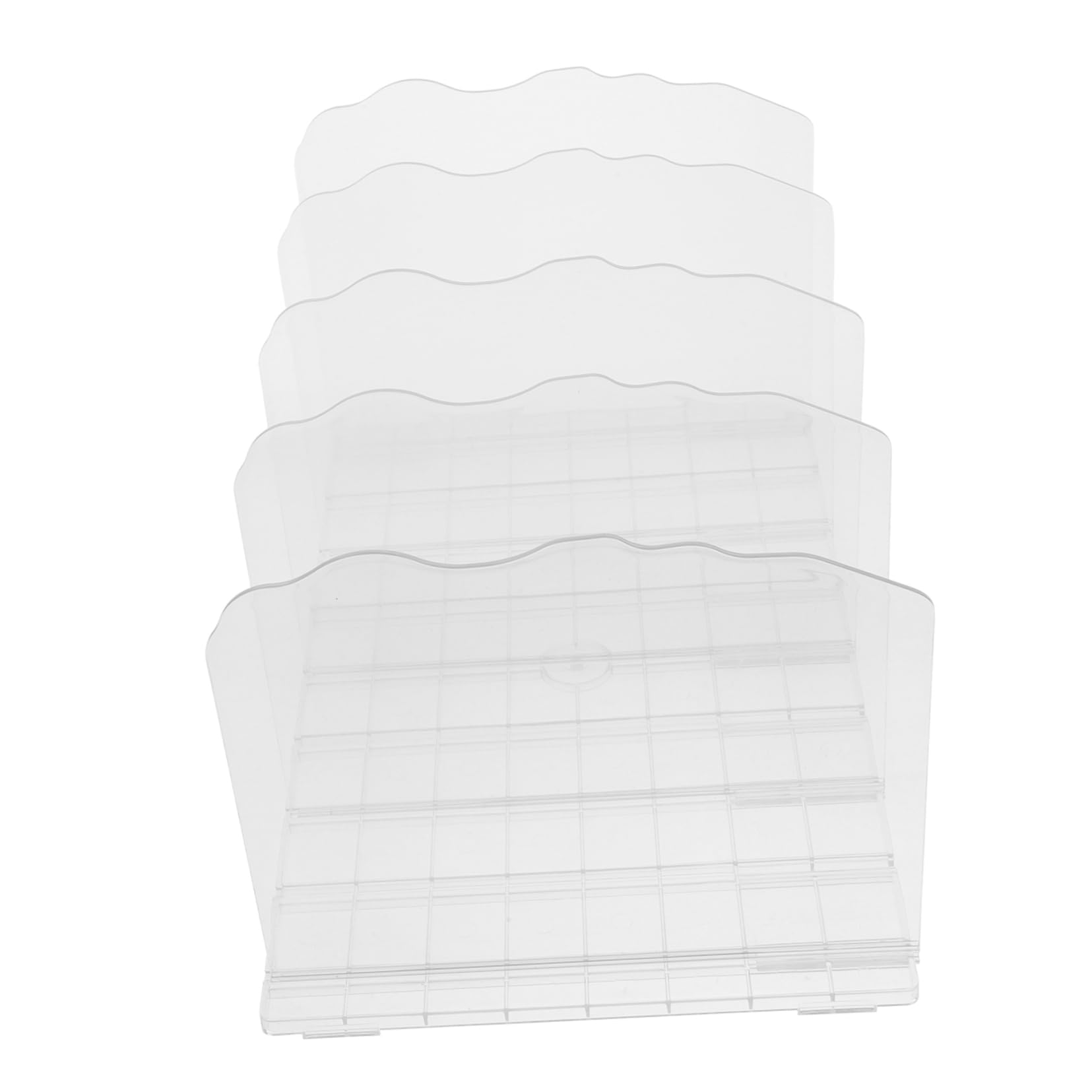 Gadpiparty Estante Organizador de Bolsos Transparente de Plástico Abs
