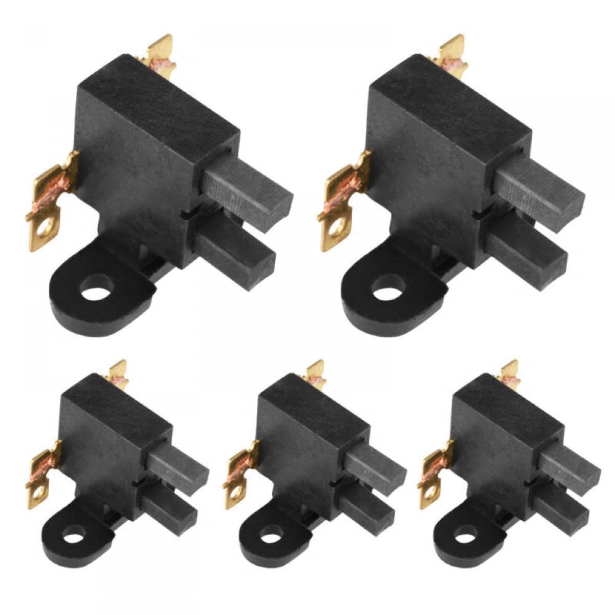 DAZZLEEX 10pcs Carbon Brush Assembly for 2kw-3kw Gasoline Generator Accessories