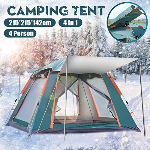 Tienda de campaña automática impermeable para camping miniatura 4