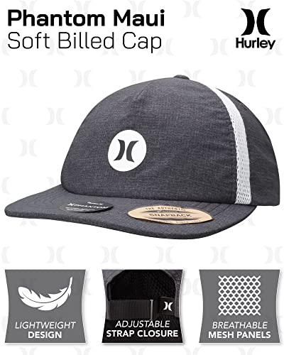 Hurley Women's Hat - Phantom Maui H20-Dri Soft Billed Cap, Size One Size, Black #TOP1