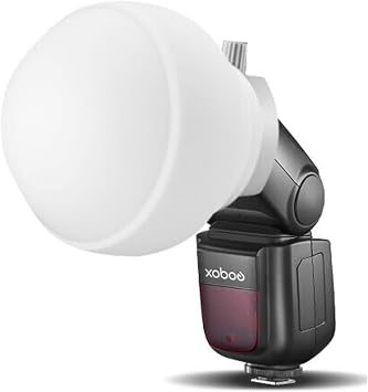 Godox ML-CD15 Diffusion Dome Kit, Silicone Flash Diffuser with 3 Adapters