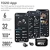 TOZO NC9 Hybrid Active Noise Cancelling Wireless Earbuds, 6 Mics ENC Clear Call, IPX8 Waterproof, in Ear Bluetooth 5.3 Headphones Stereo Bass Ear Buds 60H Playtime with LED Display 32 EQs via APP #5