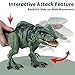 Giganotosaurus Dinosaur Toys for Kids 3-5 & 5-7, Dinosaur Action Figure Toys with Attack Feature, Sound, Roar & Light, Birthday for Boys & Girls