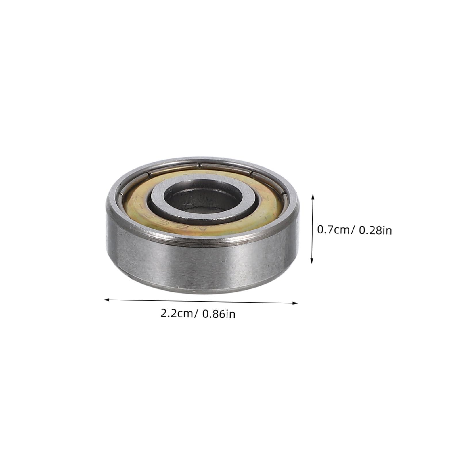 SUPVOX Skateboard Bearings Bulk 30pcs Carbon Steel Bearings for Skateboarding Roller Skating