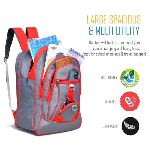 Image of 35L Pink Laptop Bag Backpack for menंWomen Boys and Girls Luggage Travel Bags with 17.3 inches And School Bag Laptop Compartment