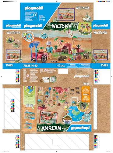 PLAYMOBIL | Wiltopia | Wombat Unterschlupf | nachhaltiges Spielzeug für Kinder ab 4 Jahren | 71625