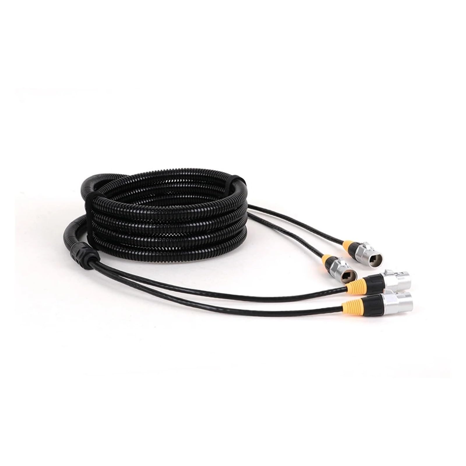 Cable de extensión Ethernet UTP Cat5/Cat6 de 2 Conectores RJ45 a 2 Conectores RJ45 Ether con de 2 Canales con Manguera Impermeable(1012-CAT6-UTP,5M)