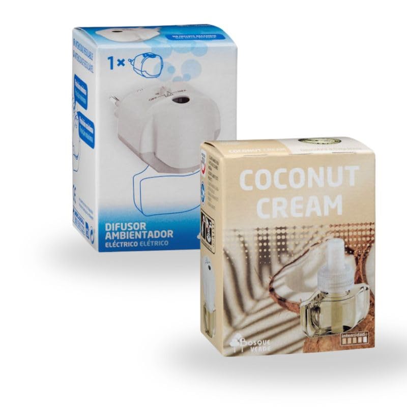 Recambio Ambientador Eléctrico Coconut Cream + Difusor – 25 ml