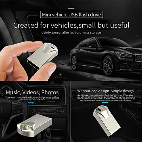 Mini Usb Drives Flash Memory Sticks Thumb Drive Pendrive U Disk For Car Music (4Gb Silver) #TOP3