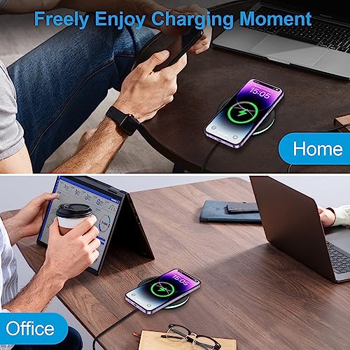 2Pack Samsung Fast Wireless Charging Pad with Adapter for S26 S25 S24 Ultra - image 7