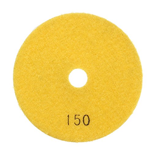 Juego de 8 almohadillas de pulido de 10 cm, grano 50-3000, 100 mm, almohadillas de pulido de diamante seco con respaldo