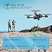 Holy Stone GPS 2.7K Drone with FHD FPV Camera Live Video for Adults, Portable Selfie Quadcopter with 2 Batteries for Beginners with Auto Return Home, Custom Flight Path, Follow Me, Auto Hover