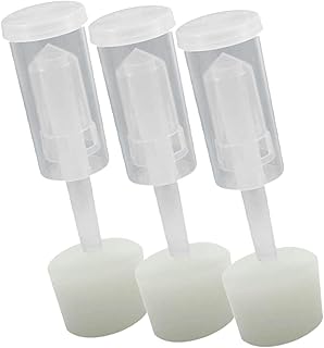 Válvulas de Aire para Fermentación con Tapones de Silicona Accesorios para Elaboración Casera de Vino Blanco Taponado Fácil para Vino Hidromiel y Jugos Kit