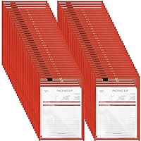 50PCS Job Ticket Holders Dry Erase Pockets 10x14Inch,Black,Reusable Plastic Sleeves For Paper - View #10