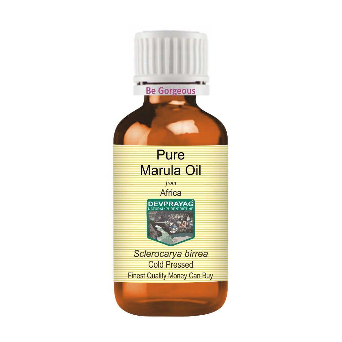 Devprayag Pure Marula Oil (Sclerocarya birrea) Natural Therapeutic Grade Cold Pressed 15ml (0.50 oz)