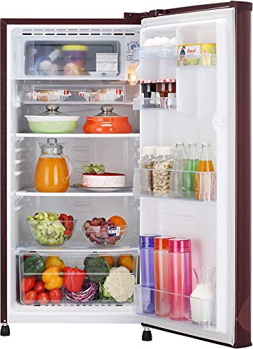Image of LG 188 L 3 Star Inverter Direct-Cool Single Door Refrigerator (B191KSOW, Scarlet Orchid)
