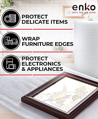 Enko Products EPS01XFROLLV1 Enko Foam Wrap Roll (1-Roll) 12 Inch Wide X 600 Inch Length (Inch) Foam Wrap Roll Cushioning Moving Supplies Protect Glasses thumb #5