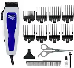 Máquina De Cortar Cabelo 220V Home Cut Basic Com 10 Pentes Tesoura E Acessórios Inclusos