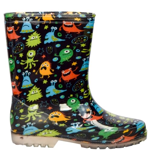 Bottes de pluie garçon A2Z 4 Kids en caoutchouc étanche et léger