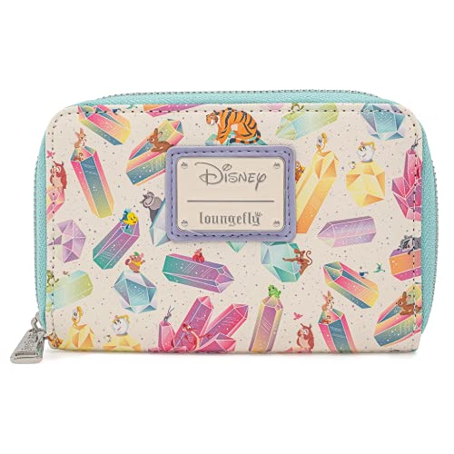 Loungefly Disney Crystal Sidekicks Zip Around Wallet #TOP12