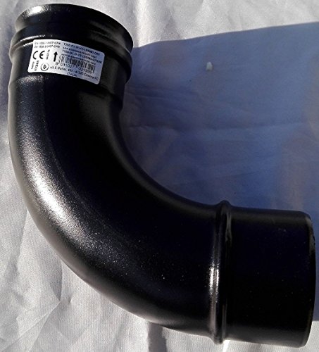 90° Bogen D.80mm Abgasrohr Kaminrohr Pelletrohr Pelletofen Rohr Ofenrohr Pellet Rauchrohr-2