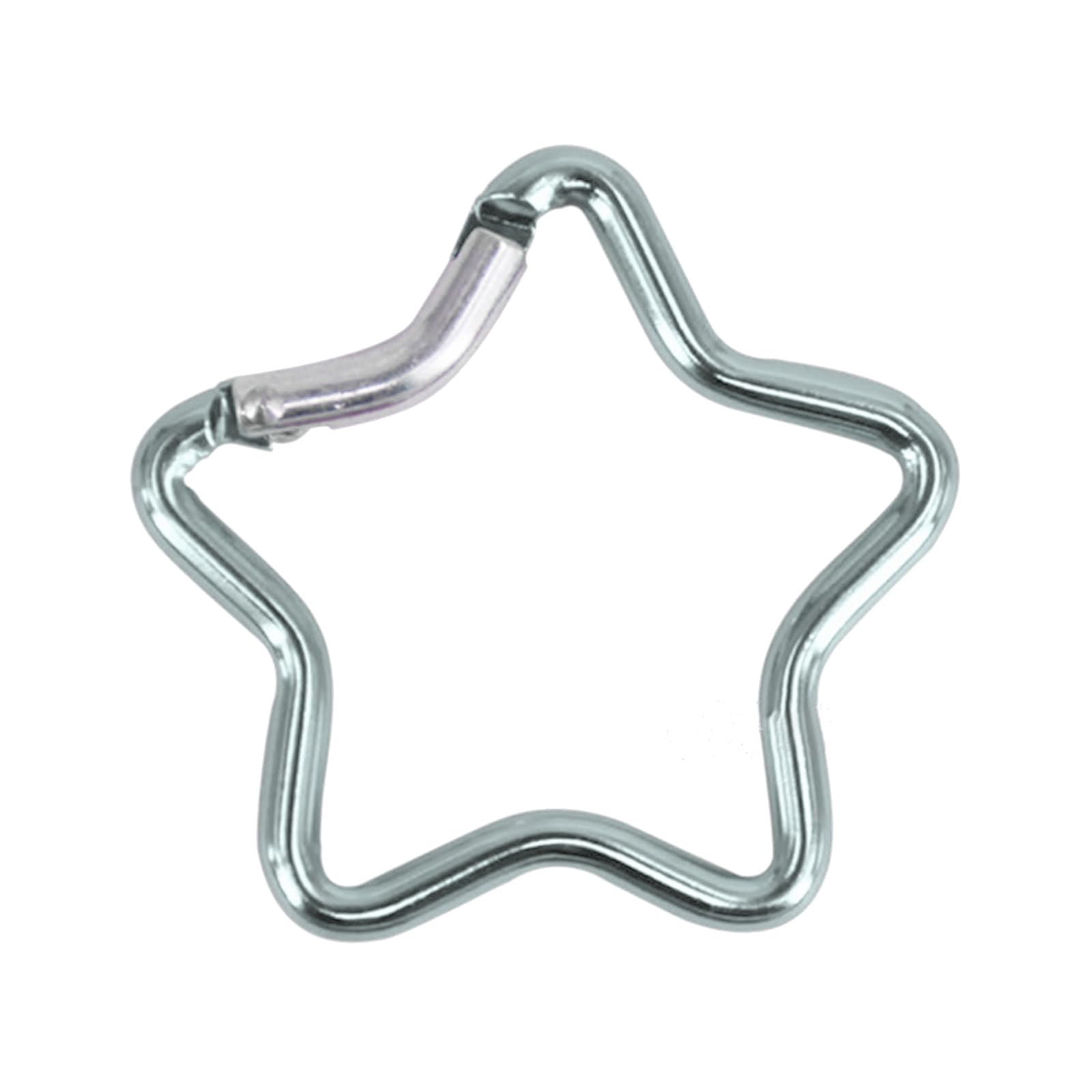 Youngy Carabiner Clip Star Shaped Climbing Buckle Aluminum Alloy Heavy Duty Keyring Hook for Camping Fishing Hiking Traveling Star Shaped Carabiner, Light Green