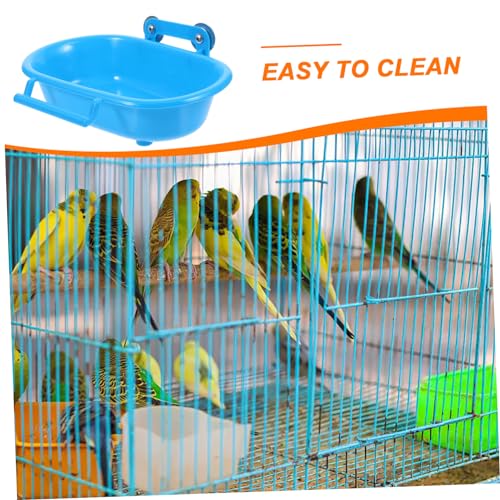 Image of Box Bird Bath Parrot Bathing Tub Bird Cage Hanging Bathtub Hanging Bathtub Bowl Bird Cage Bathtub Birds Bathtub Bowl Parrot Lovebird Parrot Water Shower Large Bird Drinker Pp
