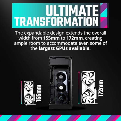 Image of Cooler Master NCORE 100 MAX Bronze Mini-ITX PC Case|AIO|PSU Ready, Included Custom 120mm AIO, V850W SFX Gold PCIe 5.0 PSU, Designed Ready Nvidia RTX 5080 | AMD RX 9070 XT, 356mm GPU Support, DIY