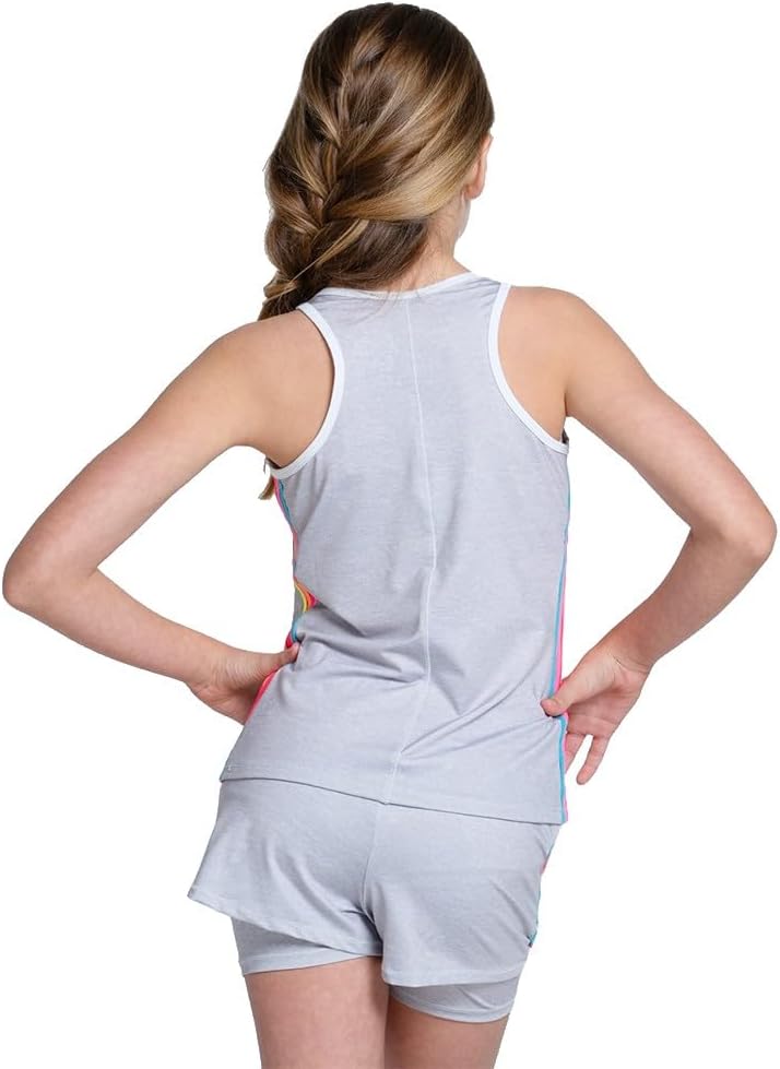 Girls Lucky In Love Prisma Stripe Tank