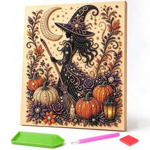 Halloween Ghost Pearl Art DIY Kit, Spooky Cute 3D Diamond Art Painting Crafts for Adults, Beginner DIY Seasonal Party Gift, DIY Fall Home Decor Wall Art (7.8x7.8in) by Generic - Used condition - US$8.09