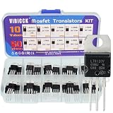VIBICCK 10 Values 50 Pcs Linear Voltage Regulator Positive External Voltage Kit LM317 L7805 L7806 L7808 L7809 L7810 L7812 L7815 L7818 L7824 TO-220 Adjustable Voltage Regulator Assortment Kit
