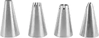 Tuut, Linha Confeitaria, Jogo de Bicos Finos Para Bordas de Inox, 3cm